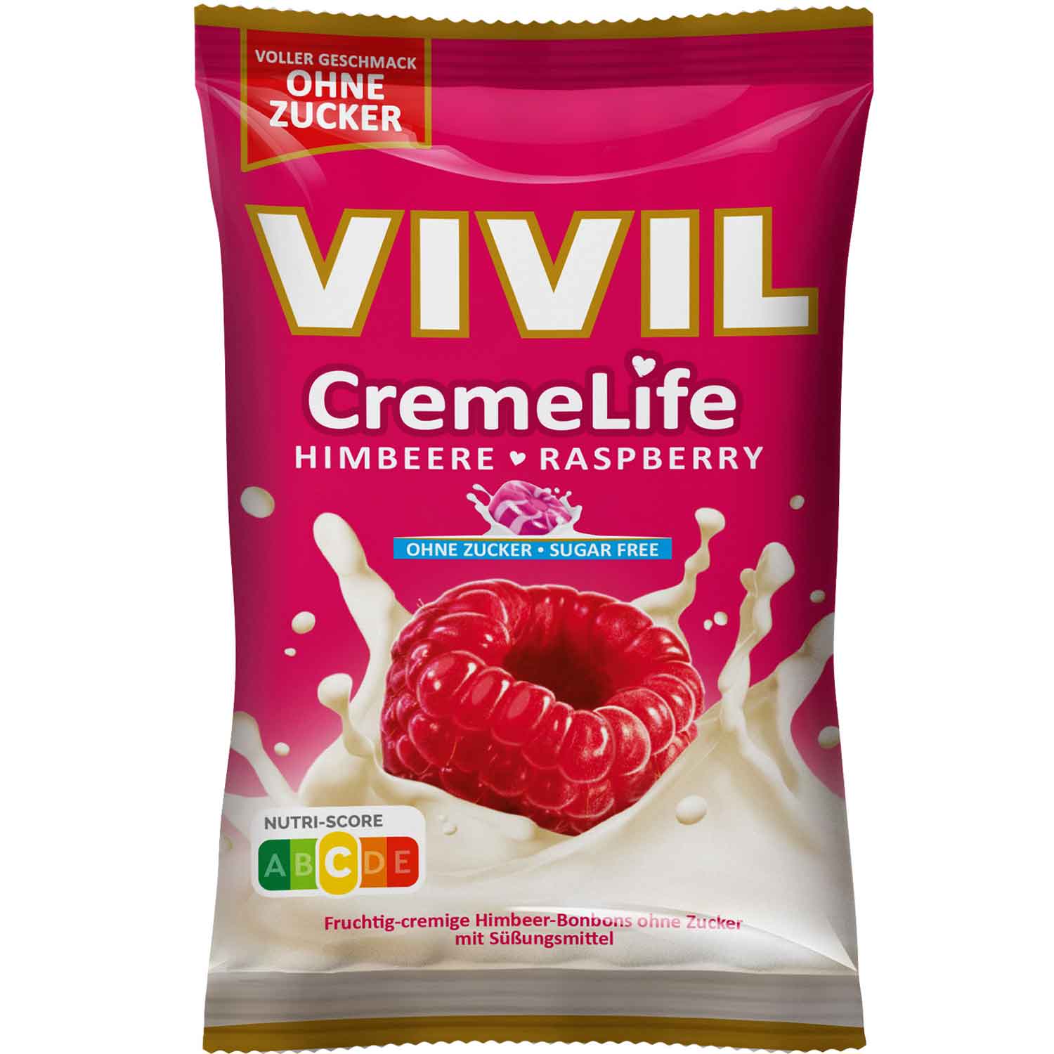 Vivil CremeLife Himbeere ohne Zucker 110g
