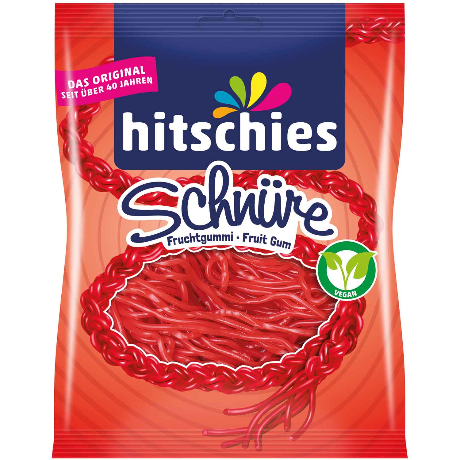 hitschies Schnüre Erdbeere 125g