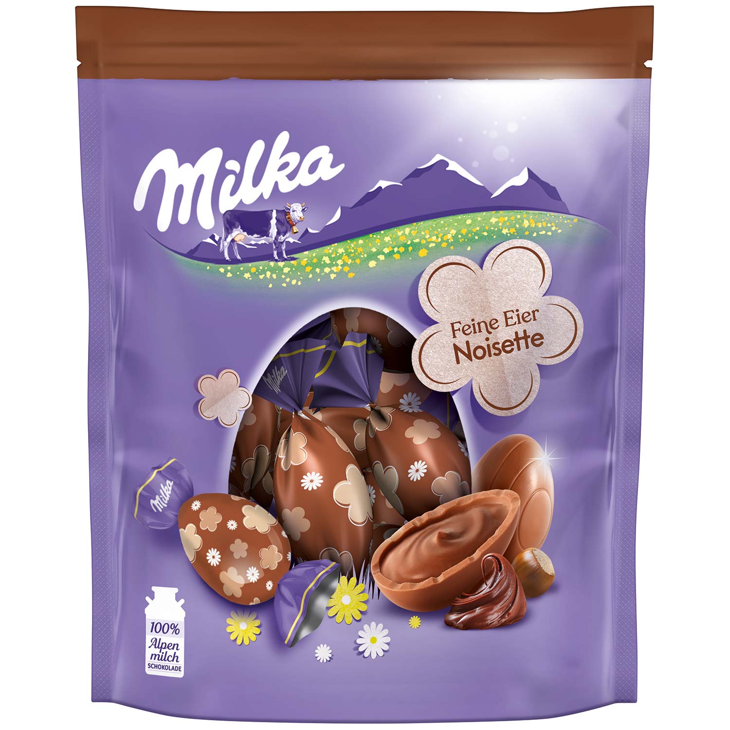 Milka Feine Eier Noisette 90g