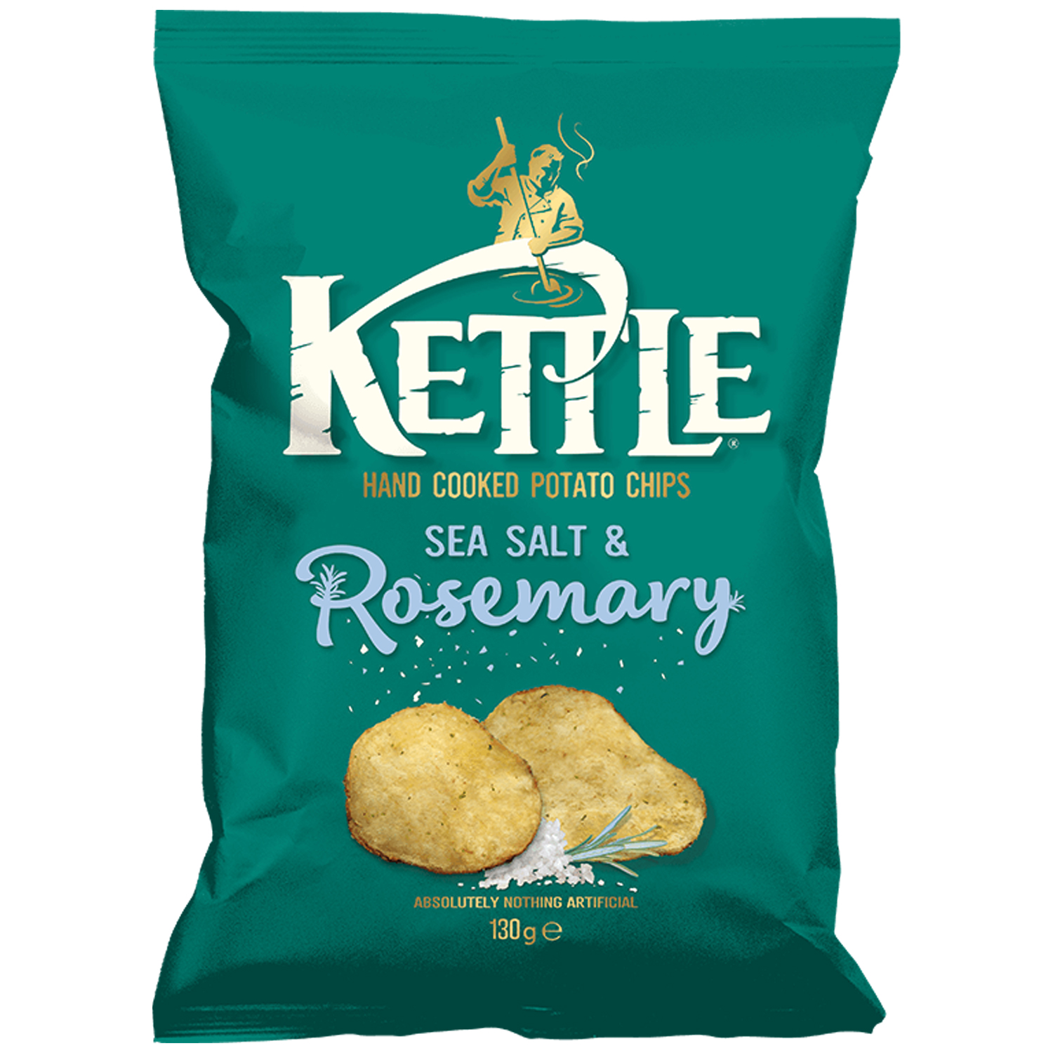 Kettle Chips Sea Salt & Rosemary 130g