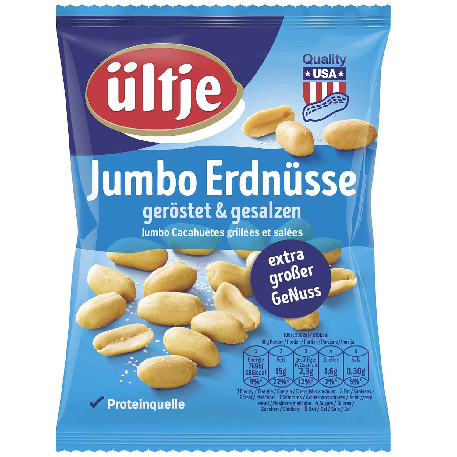 ültje Jumbo Erdnüsse geröstet & gesalzen 200g