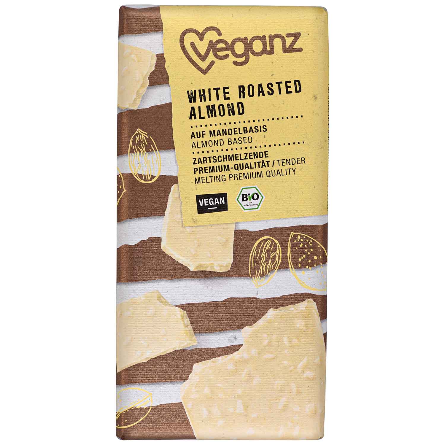 Veganz White Roasted Almond Bio 80g