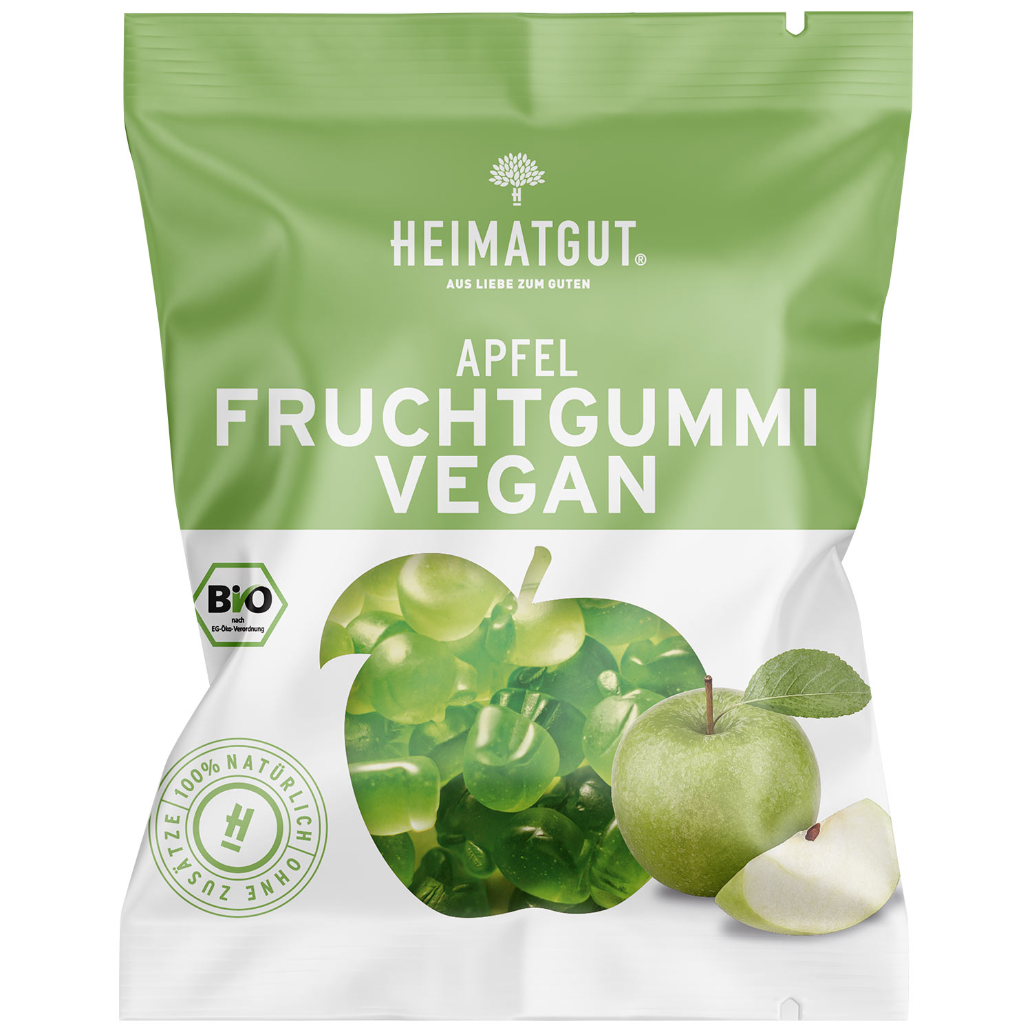 Heimatgut Bio Fruchtgummi Vegan Apfel 100g