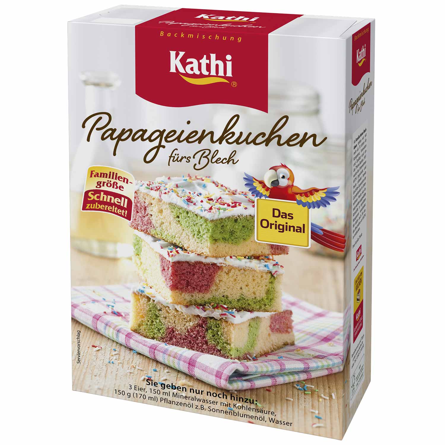 Kathi Backmischung Papageienkuchen 840g