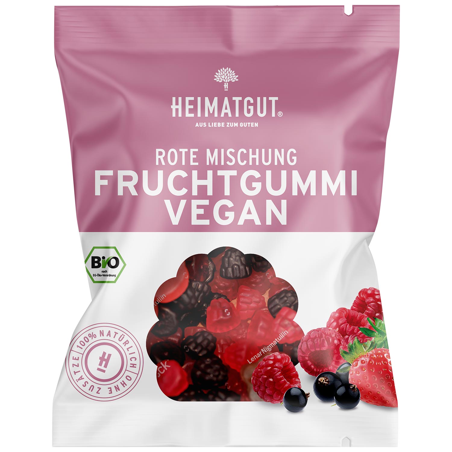 Heimatgut Bio Fruchtgummi Vegan Rote Mischung 100g