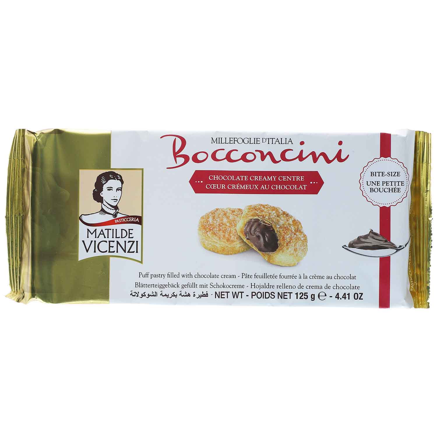 Matilde Vicenzi Millefoglie D'Italia Bocconcini Chocolate Cream 125g