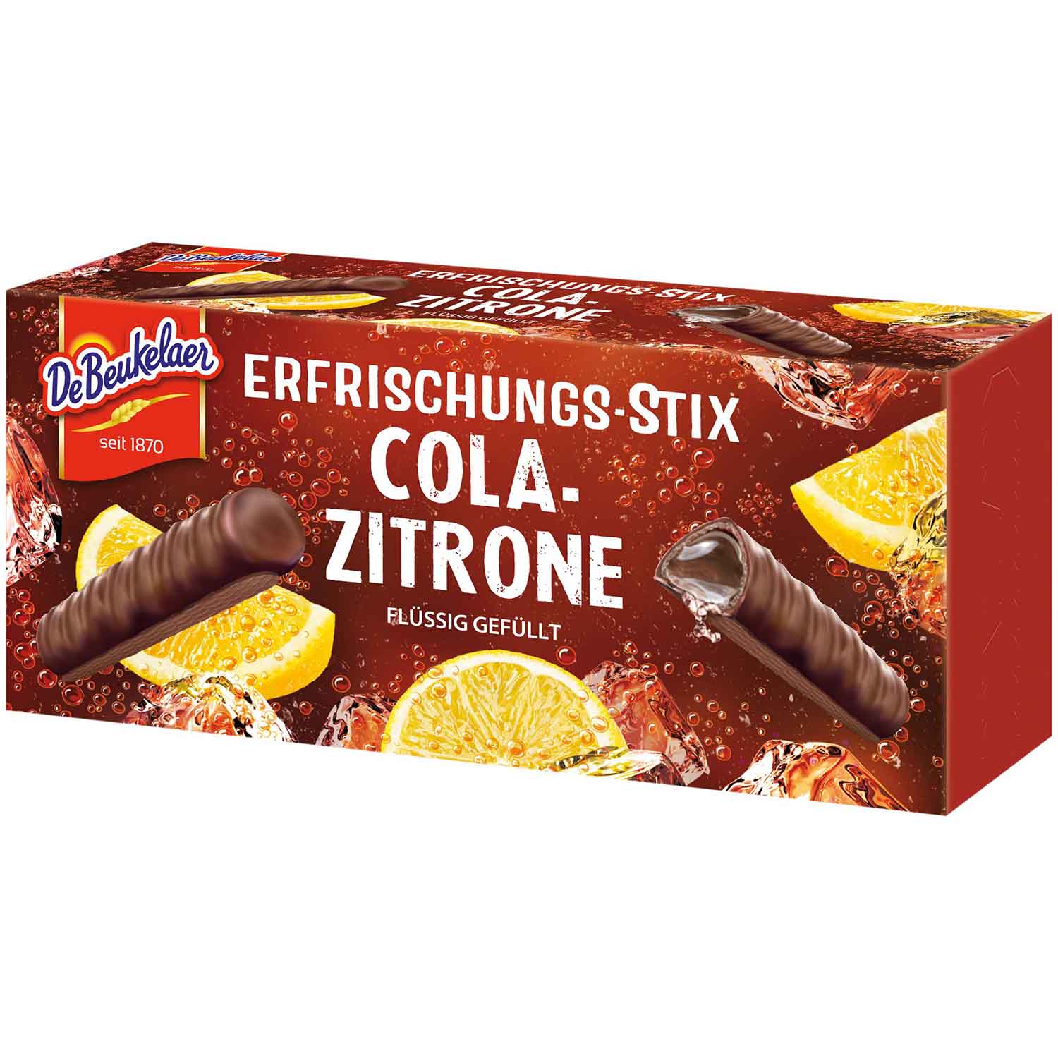 DeBeukelaer Erfrischungs-Stix Cola-Zitrone 75g