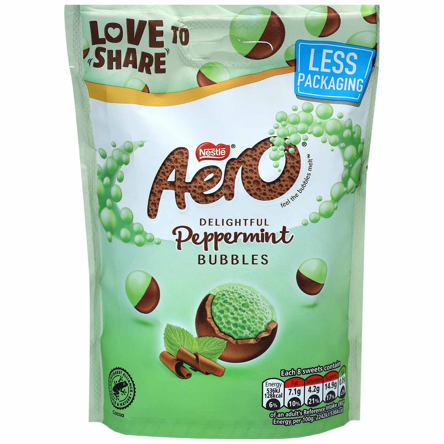 Nestlé Aero Bubbles Peppermint 92g