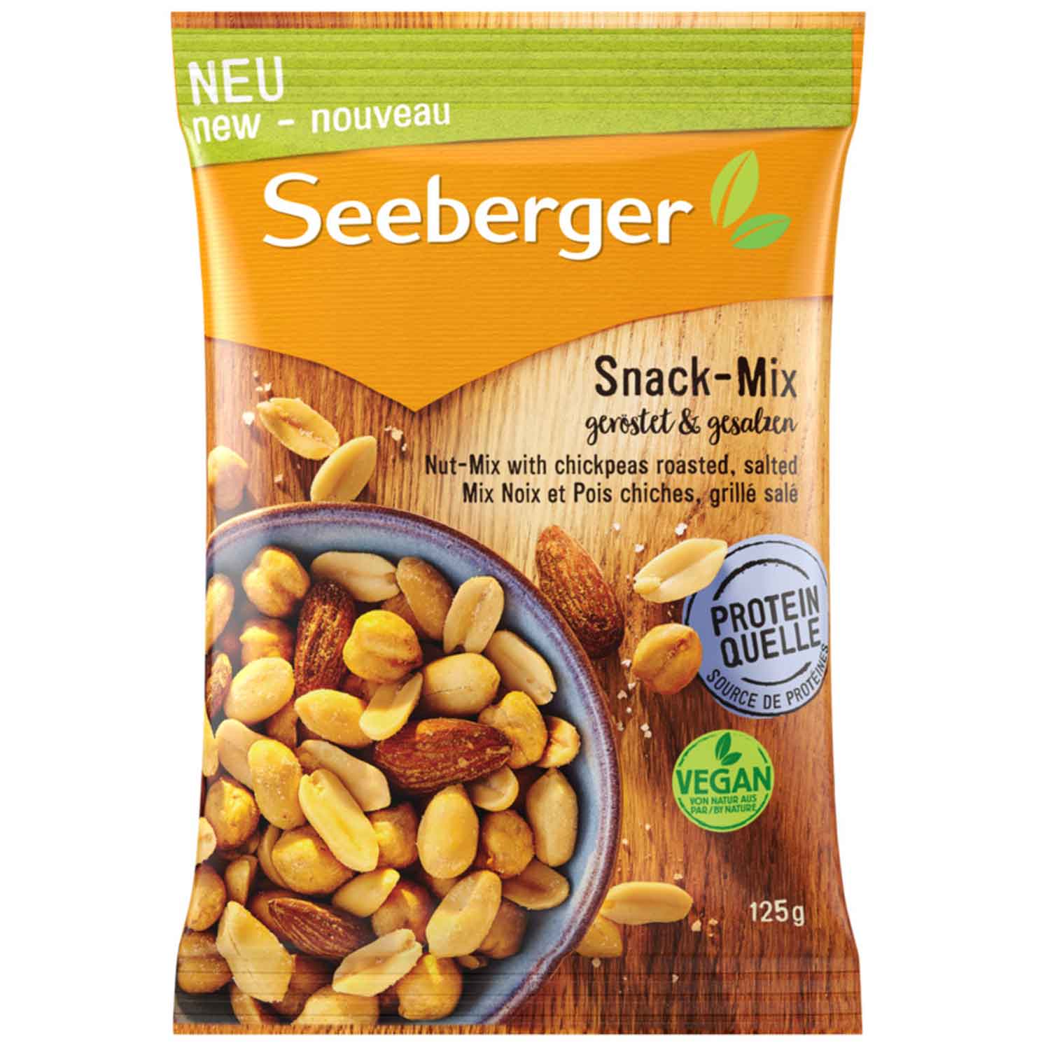Seeberger Snack-Mix geröstet & gesalzen 125g