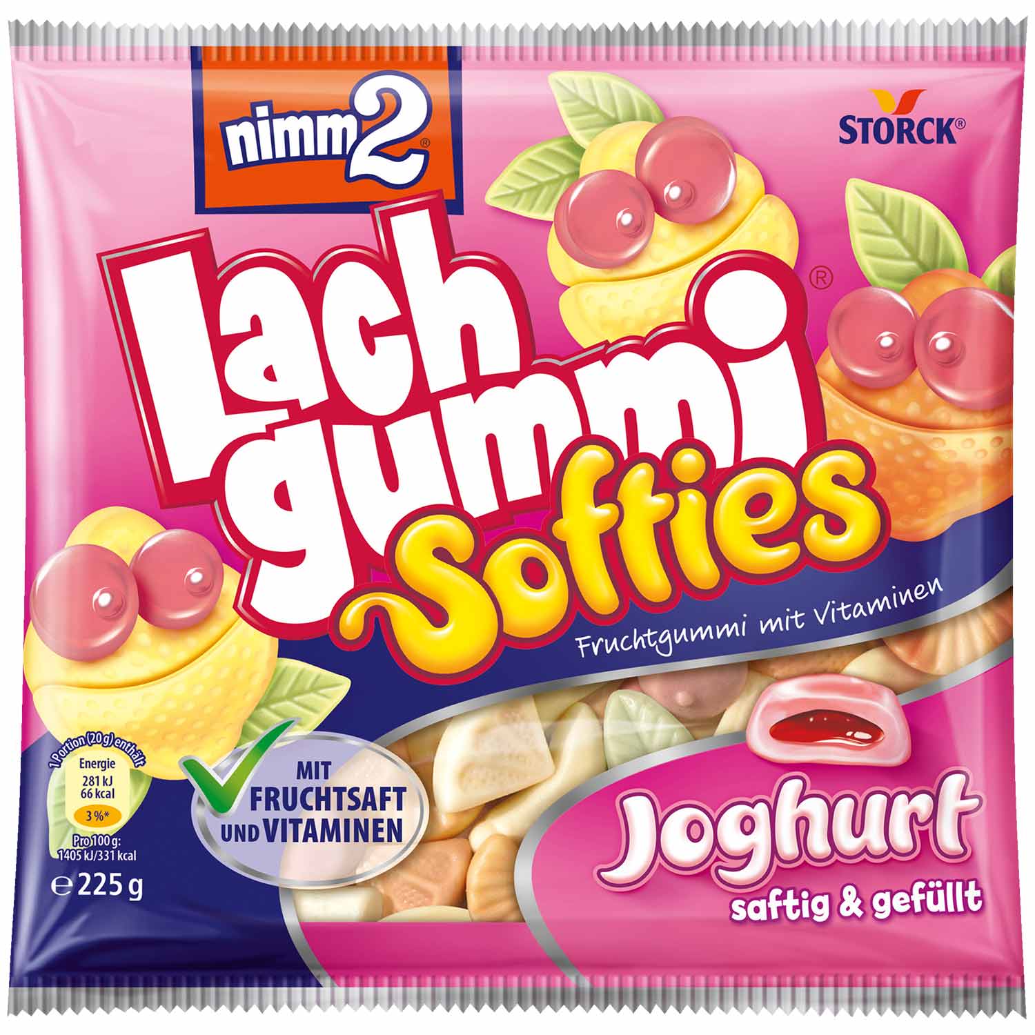 nimm2 Lachgummi Softies Joghurt 225g