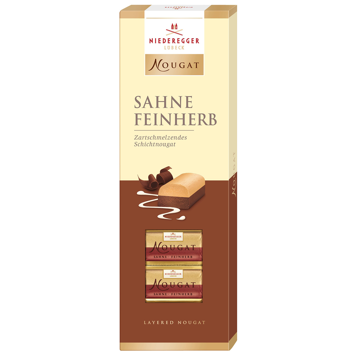 Niederegger Nougat Klassiker Sahne feinherb 100g