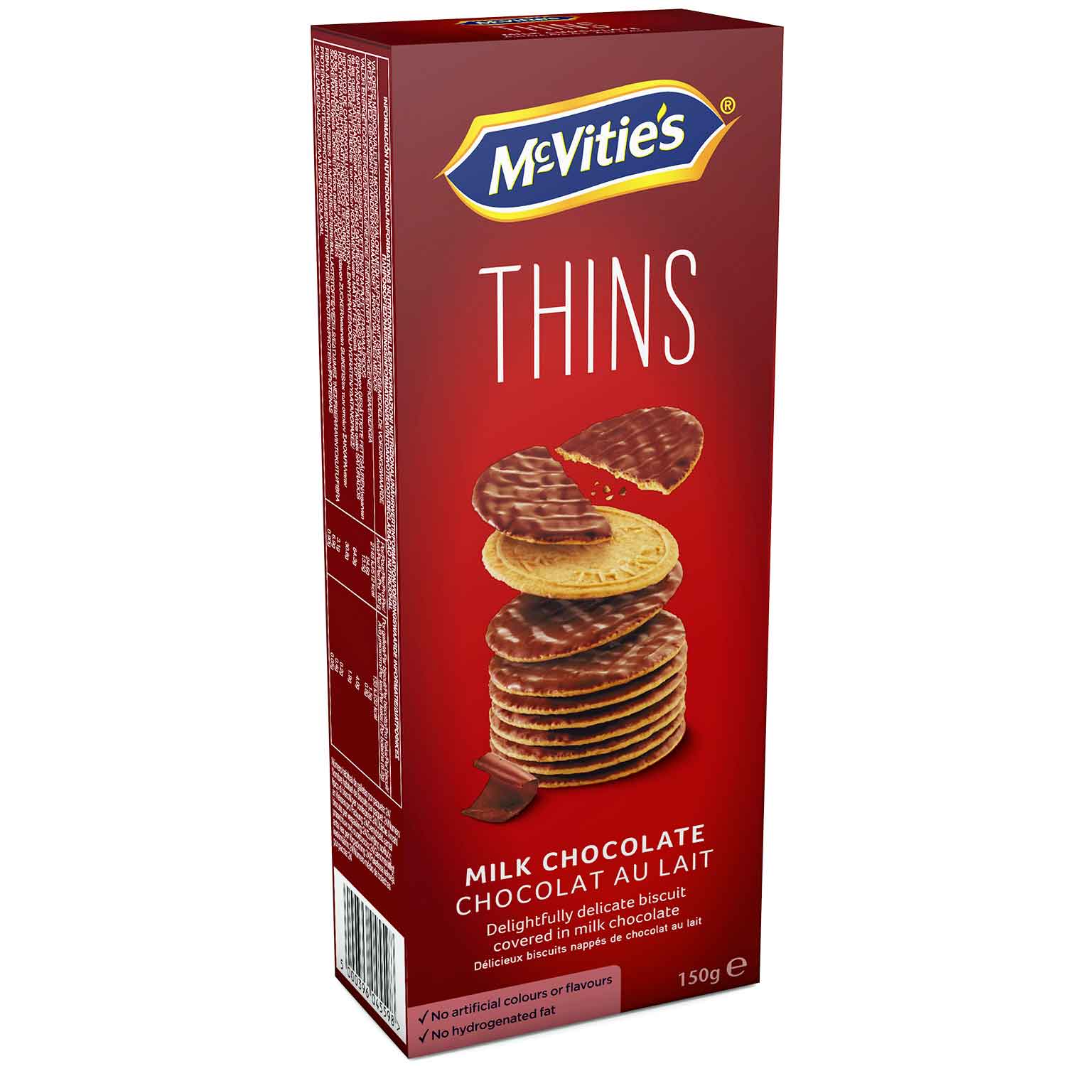 McVitie's Thins Milk Chocolate 150g