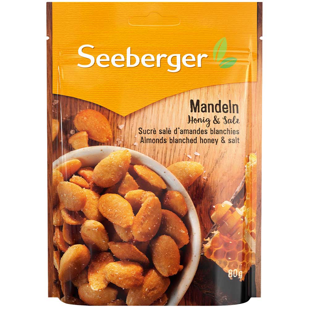 Seeberger Mandeln Honig & Salz 80g