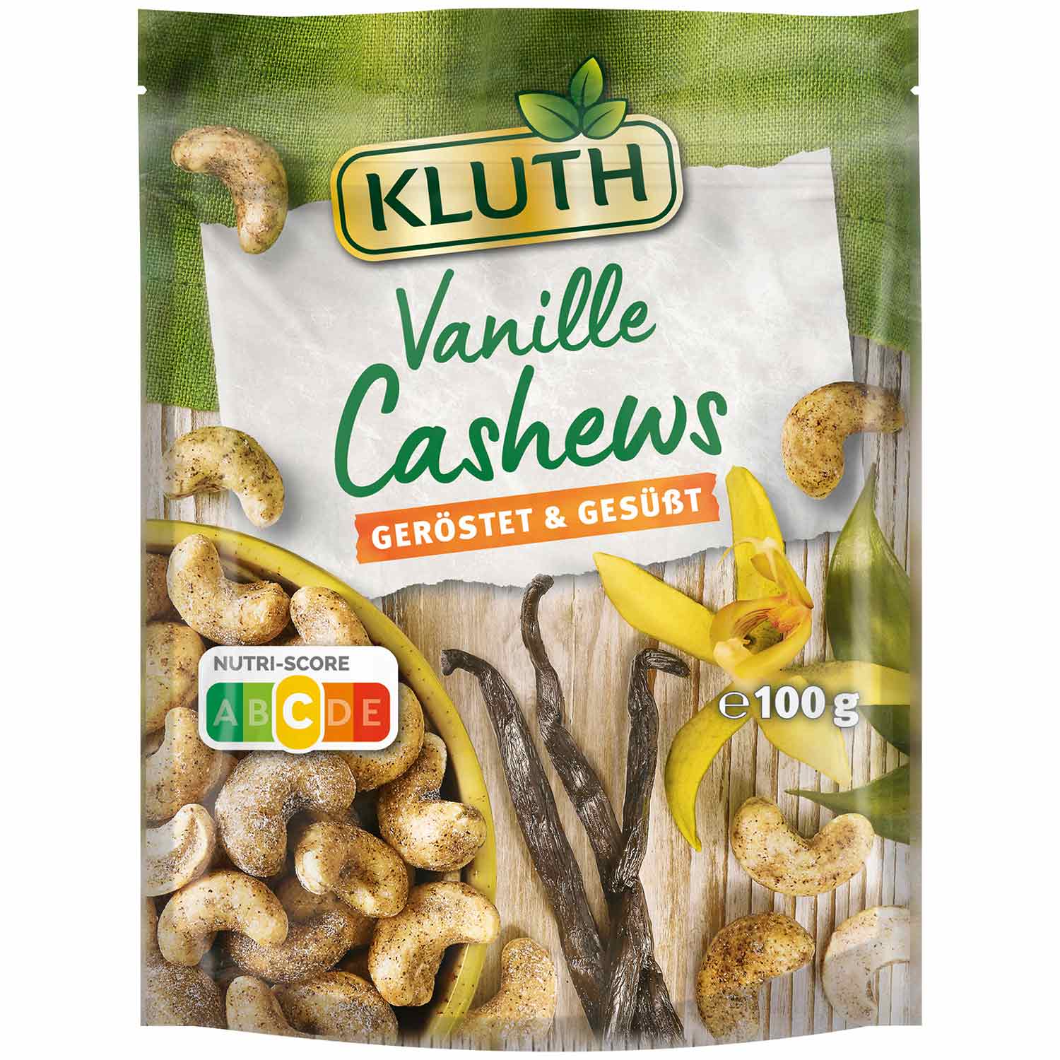 Kluth Vanille Cashews geröstet & gesüßt 100g