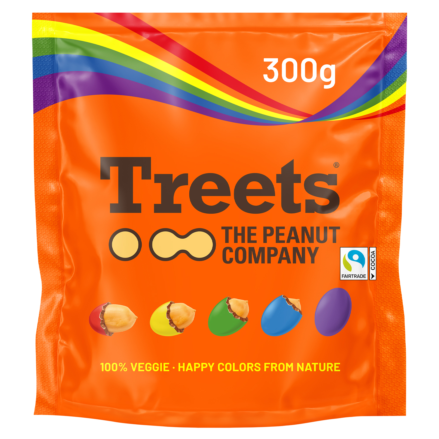 Treets - The Peanut Company Peanuts Rainbow Edition 300g