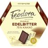 Feodora Täfelchen Dunkle Edelbitter 75% Kakao 30er