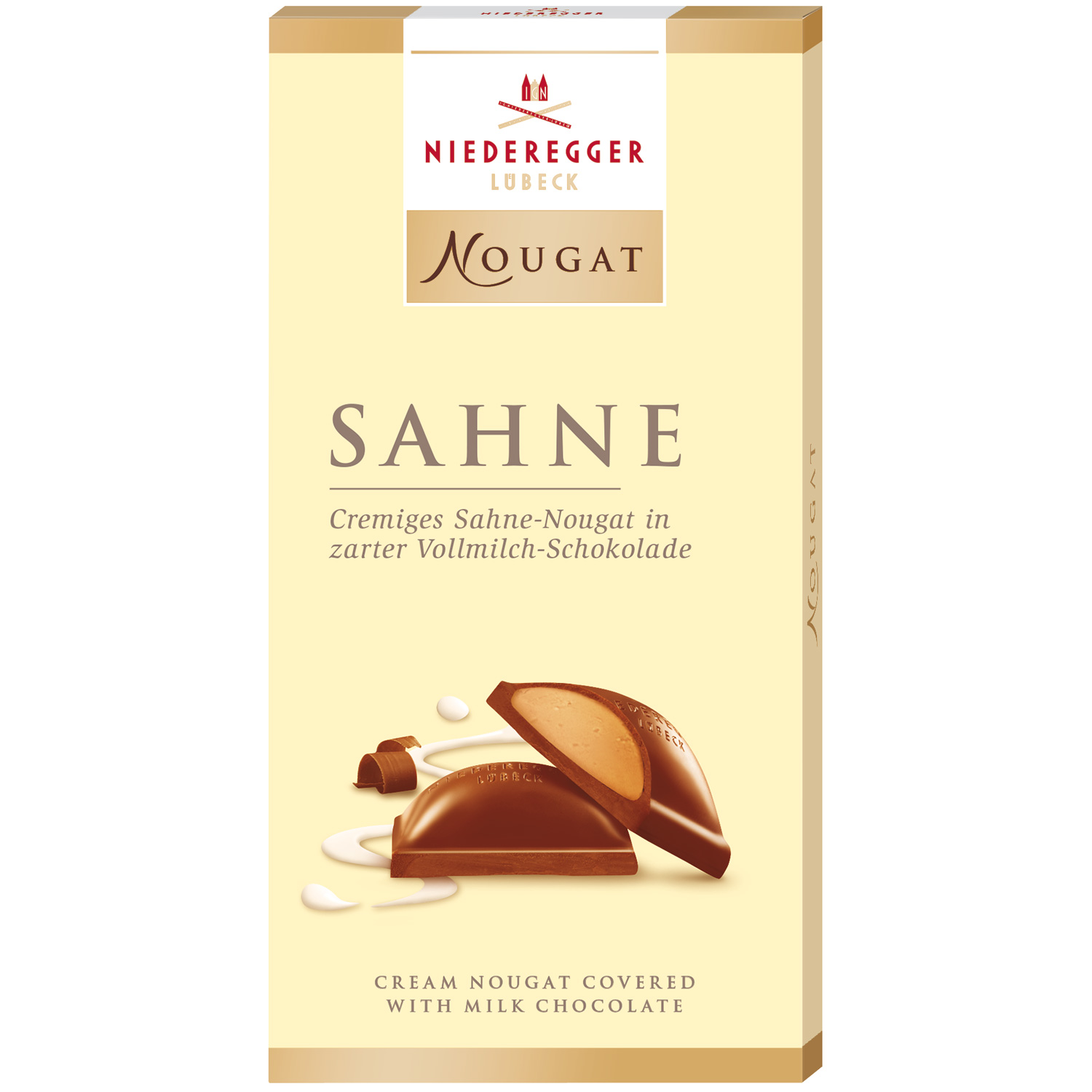 Niederegger Nougat Tafel Sahne 100g