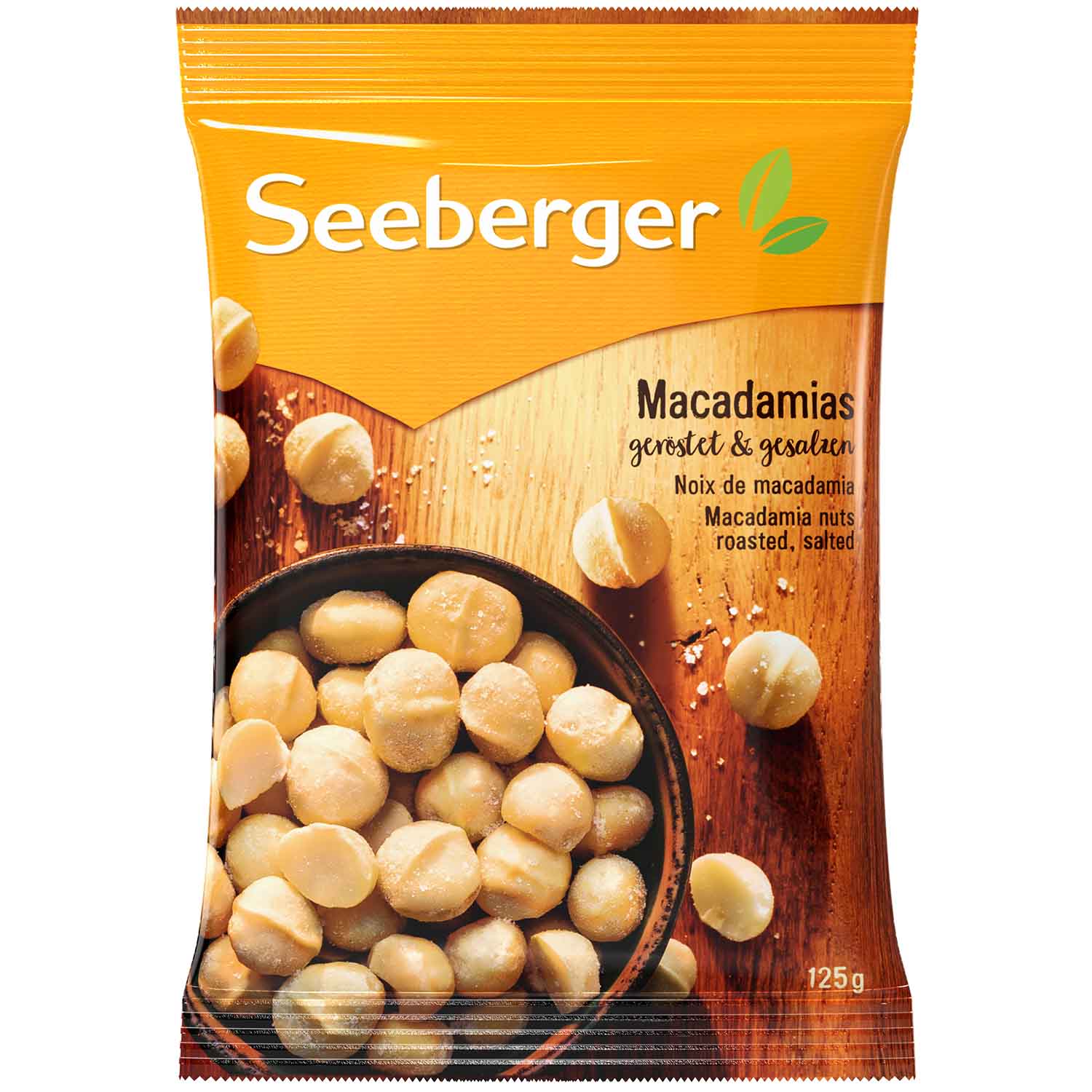Seeberger Macadamias geröstet & gesalzen 125g