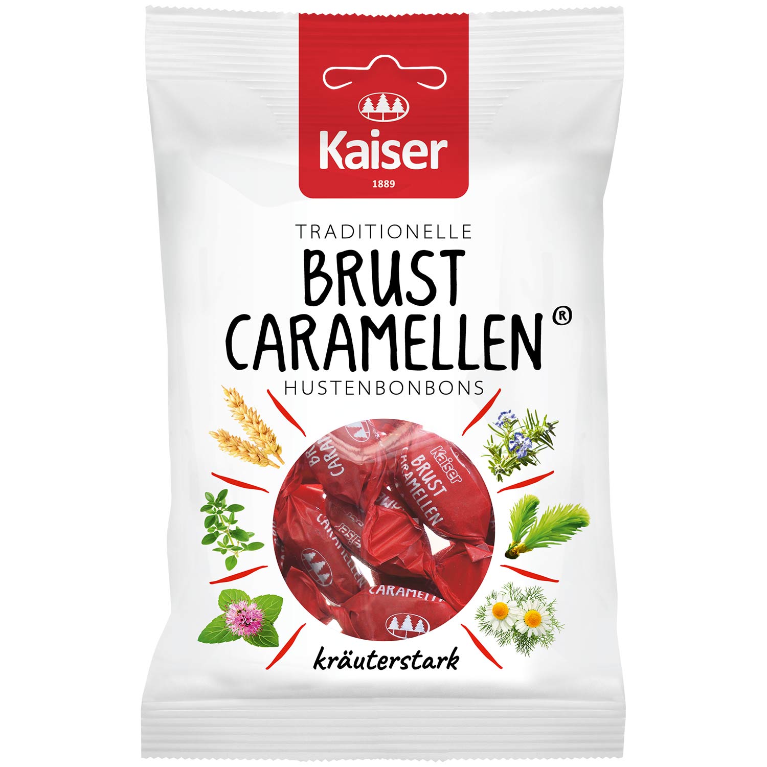 Kaiser Brust Caramellen 100g