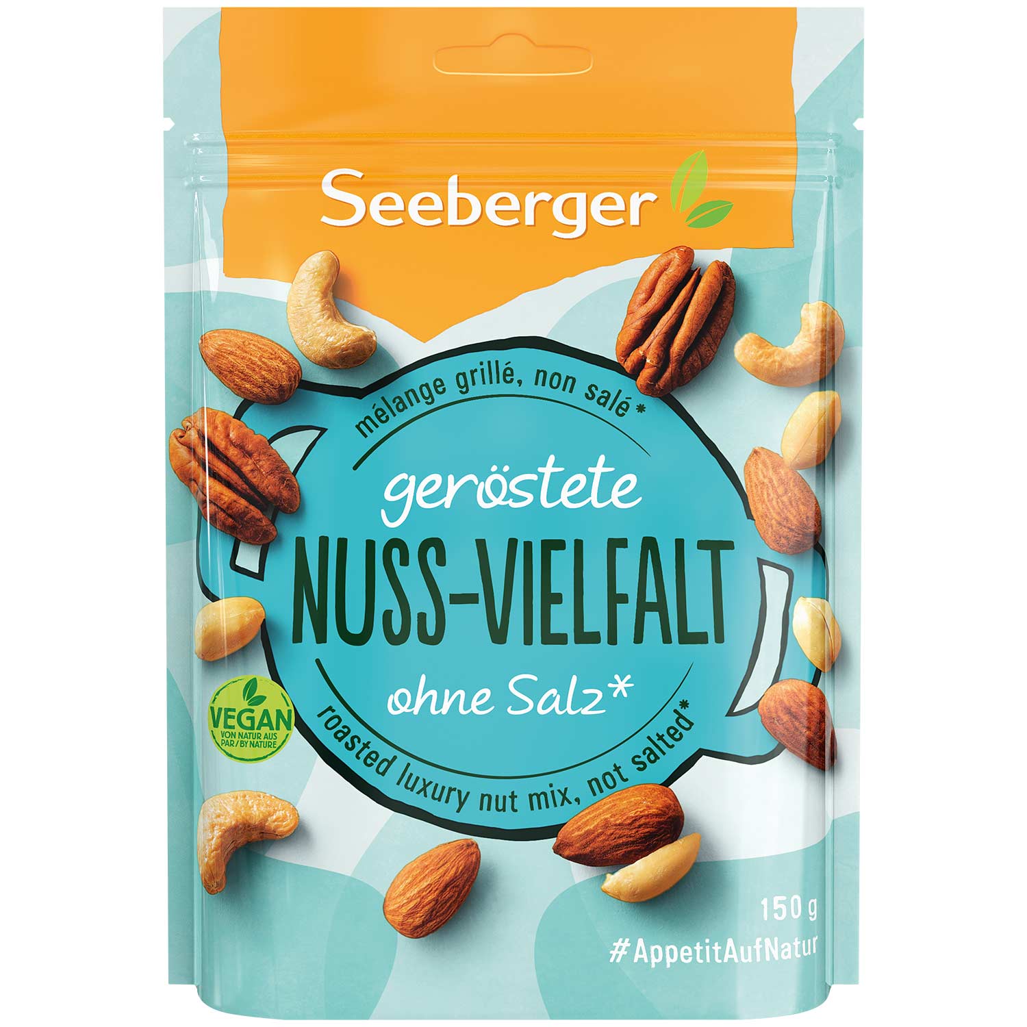 Seeberger geröstete Nuss-Vielfalt ohne Salz 150g