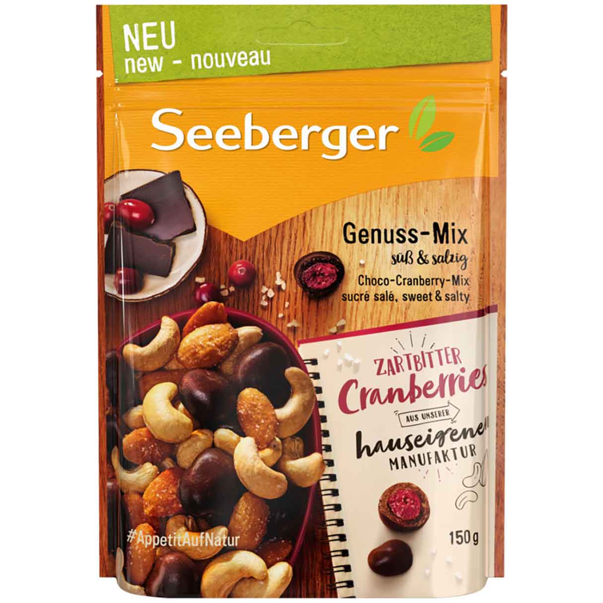 Seeberger Genuss-Mix süß & salzig 150g