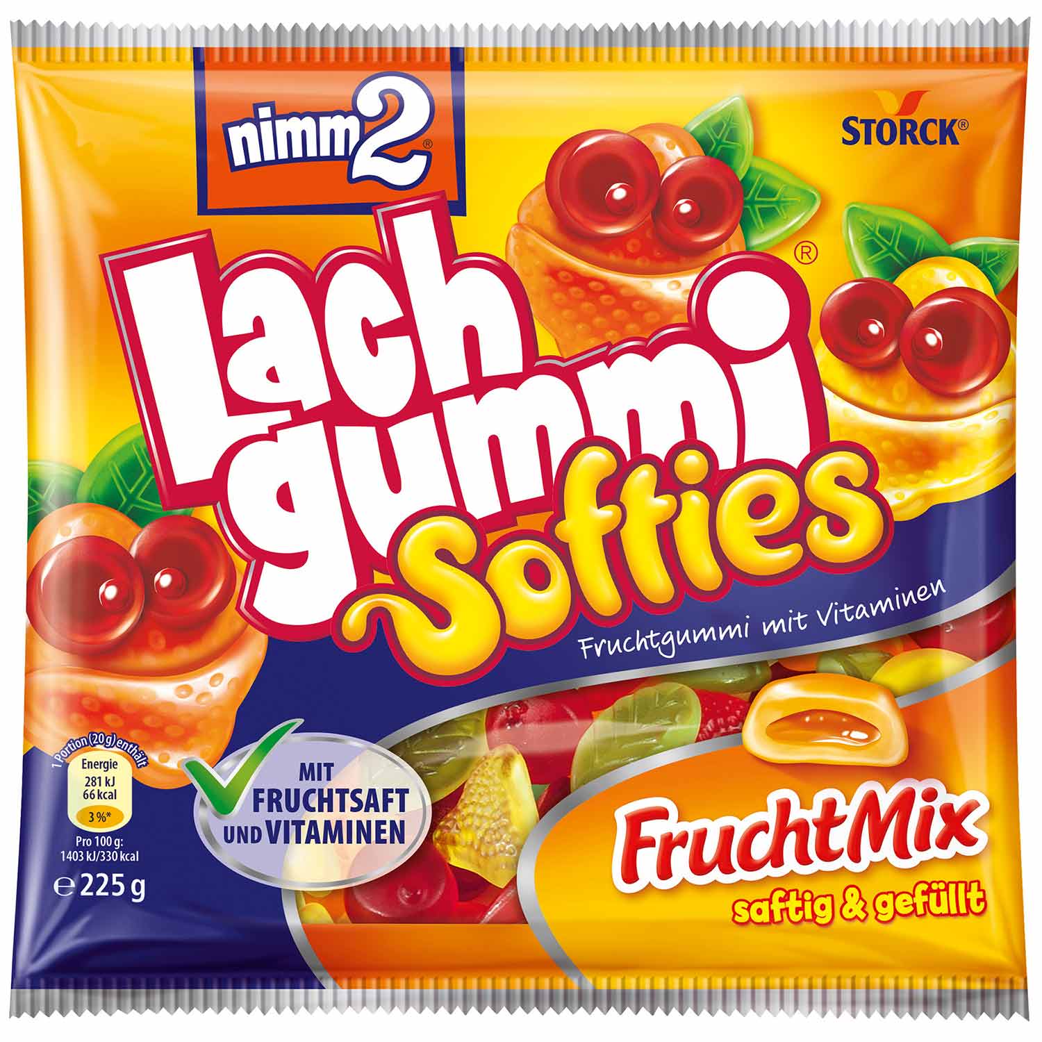 nimm2 Lachgummi Softies 225g