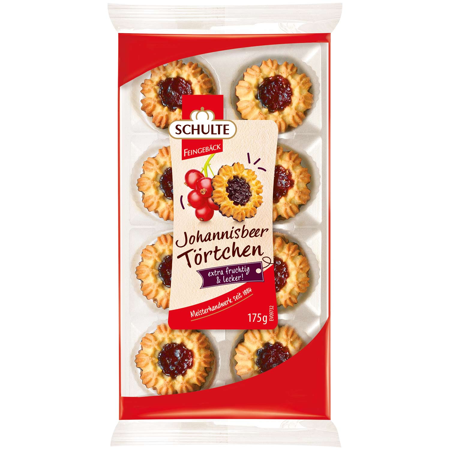 Schulte Johannisbeertörtchen 175g