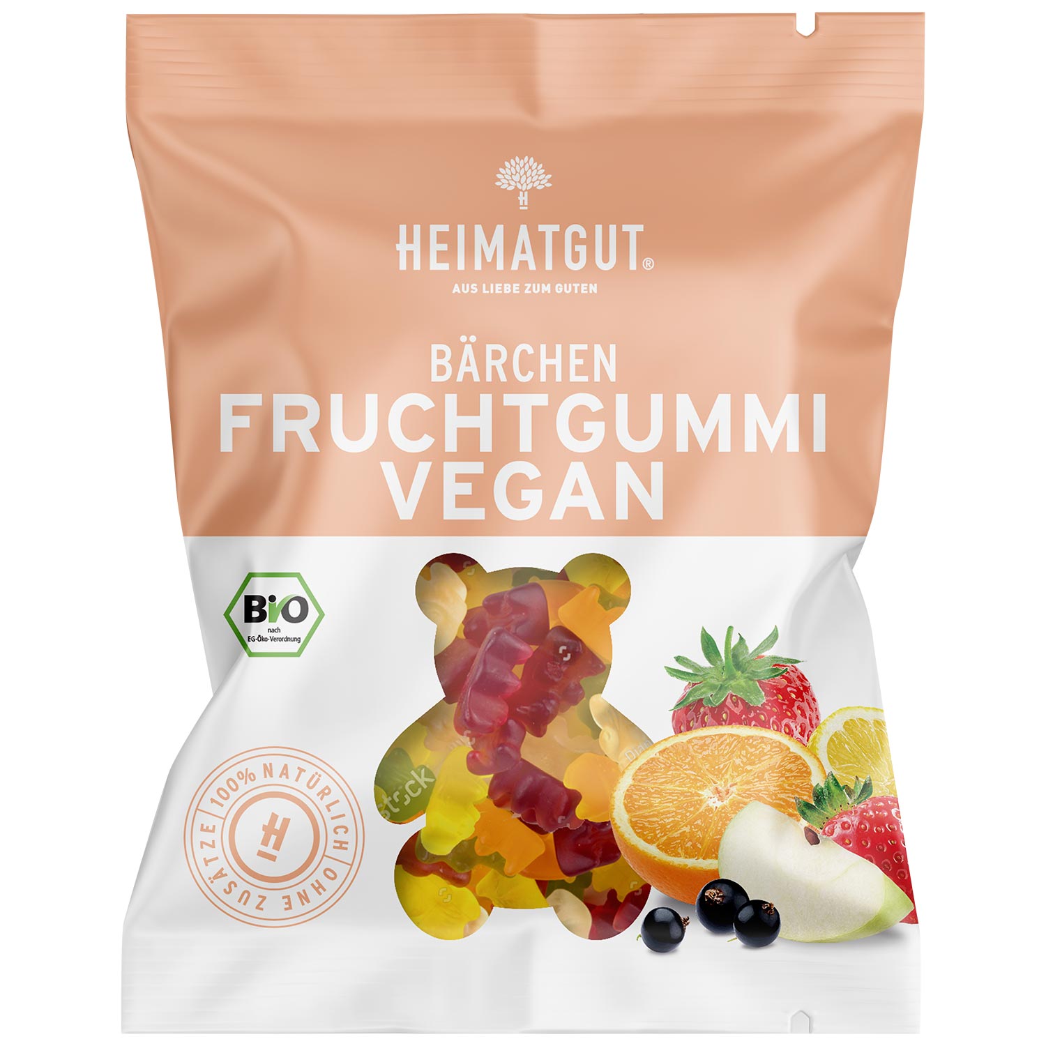 Heimatgut Bio Fruchtgummi Vegan Bärchen 100g