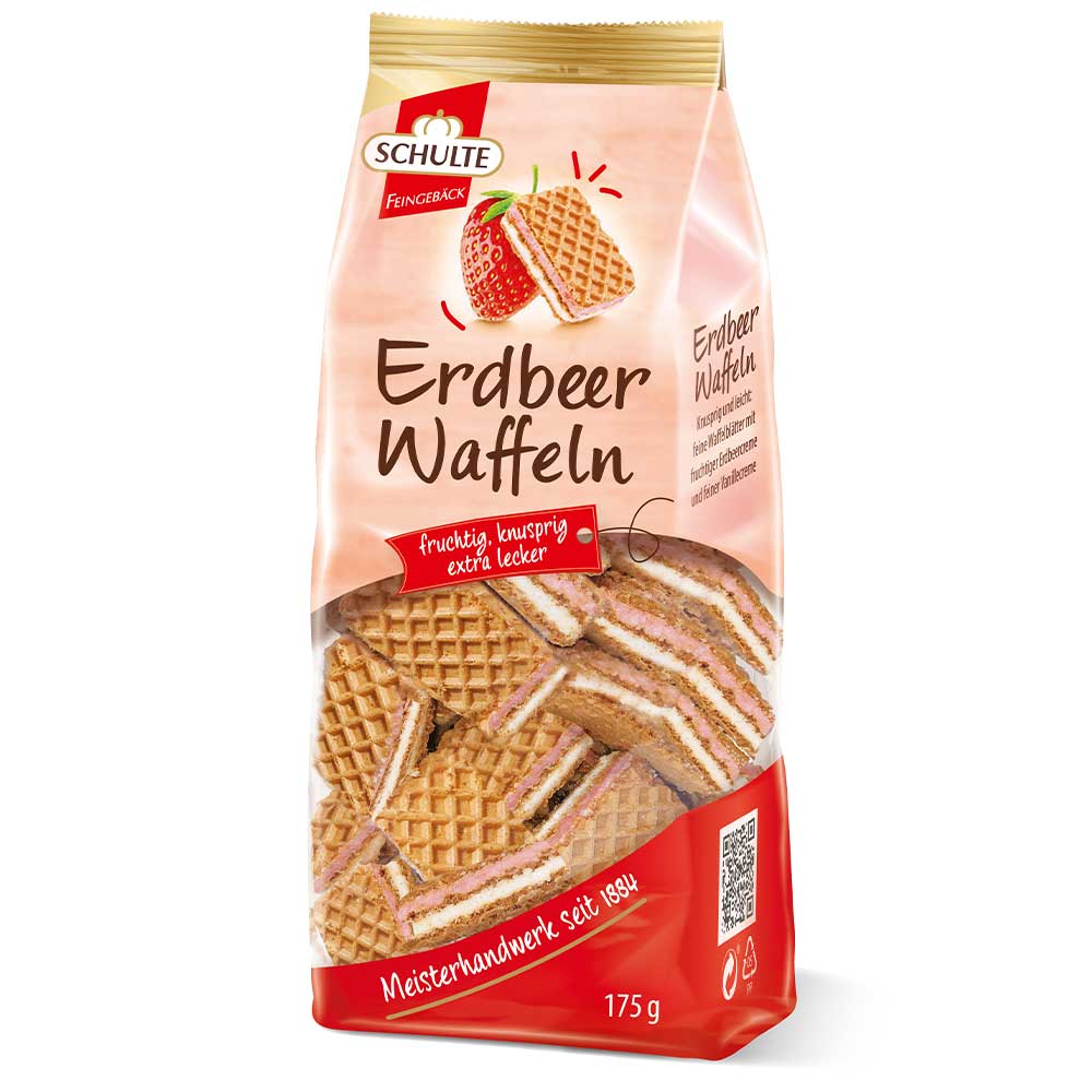 Schulte Erdbeer-Waffeln 175g