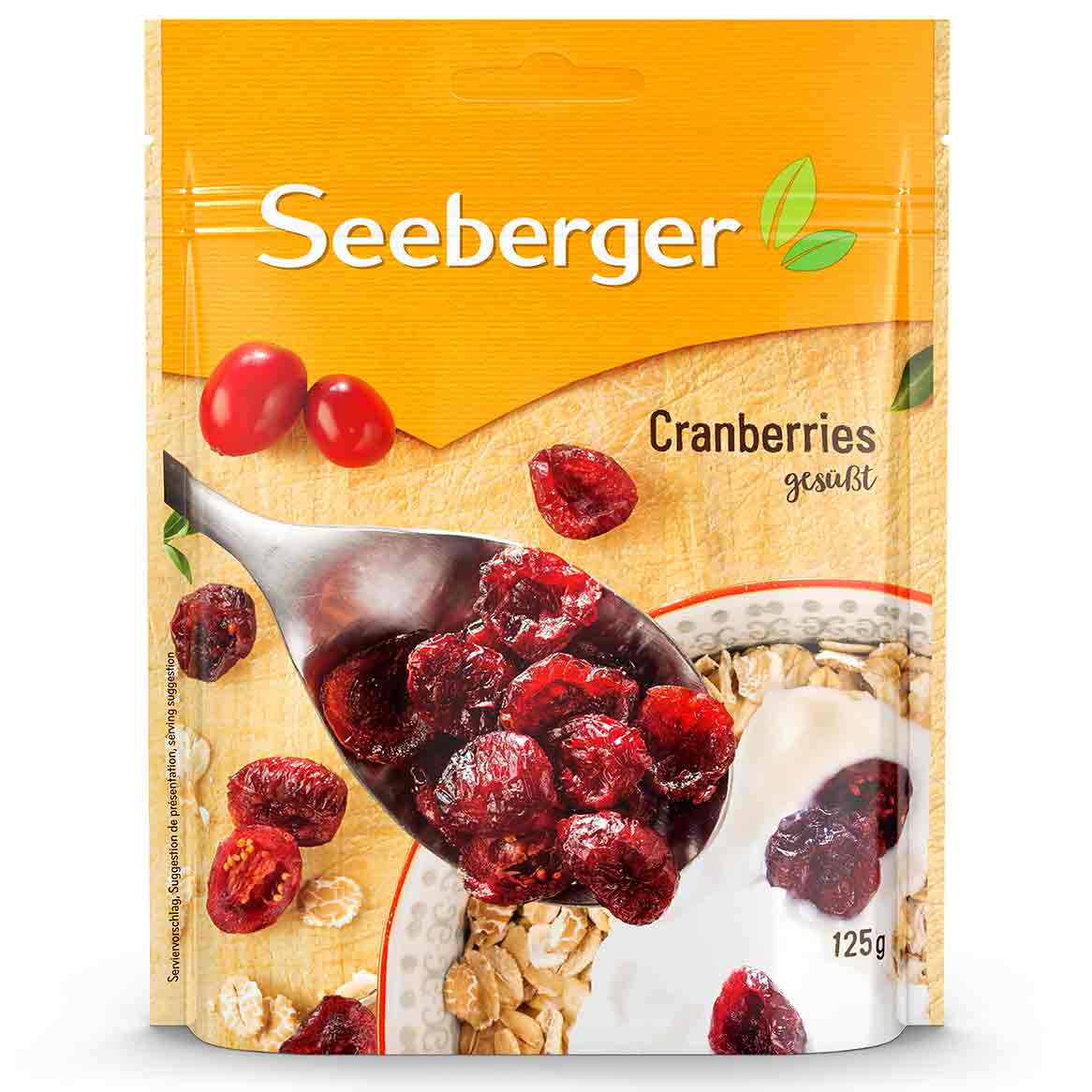 Seeberger Cranberries gesüßt 125g
